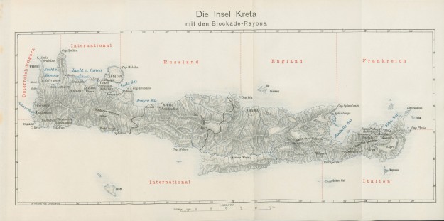 Austro-Hungarian Map of Crete, 1897