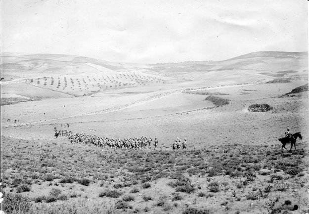 Crete 1897. Seaforth Highlanders on patrol near Candia.