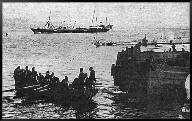 Ottoman Troops departing Suda Bay. November 1898