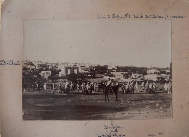 Italian battery in Halepa, 1897.